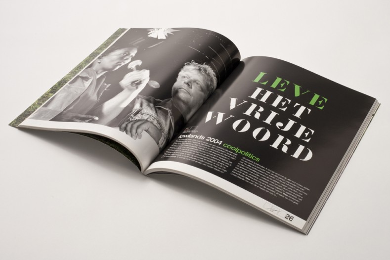 'Lowlands editie' van Re:act magazine 